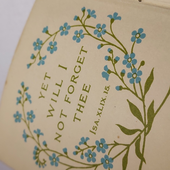Vintage Mini Bible Forget Me Nots of Divine Promises - Picture 8 of 10
